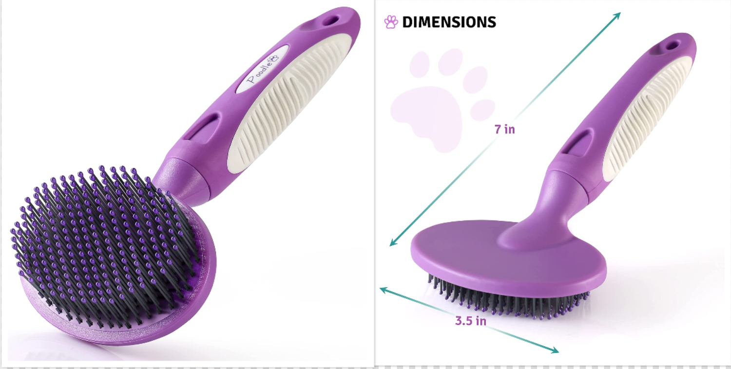 Round Bristle Pet Brush for Frenchies